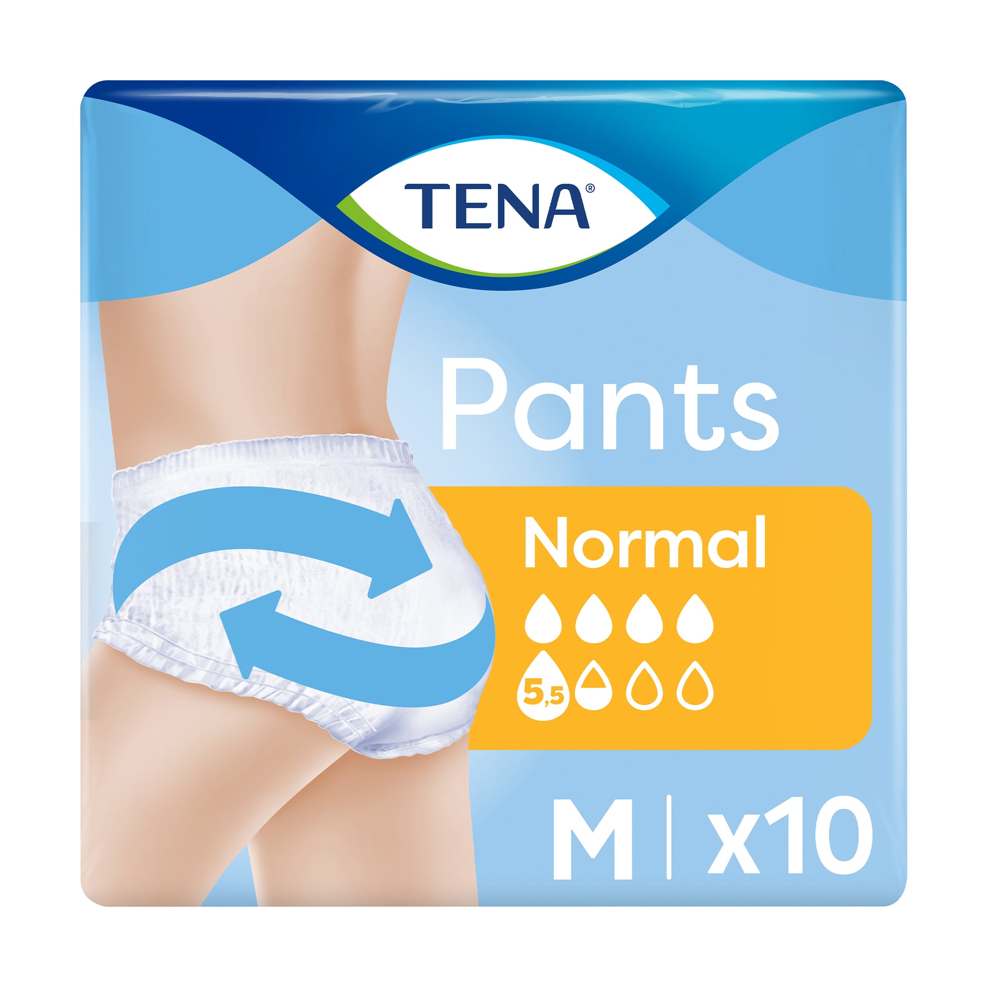 Підгузки-трусики Tena Pants Normal Medium для дорослих, 10 шт